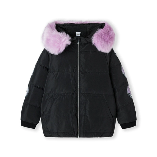 巴拉巴拉 Детский пуховик, длинная утепленная куртка, форма, средней длины, 2019, детская одежда, подходит для подростков