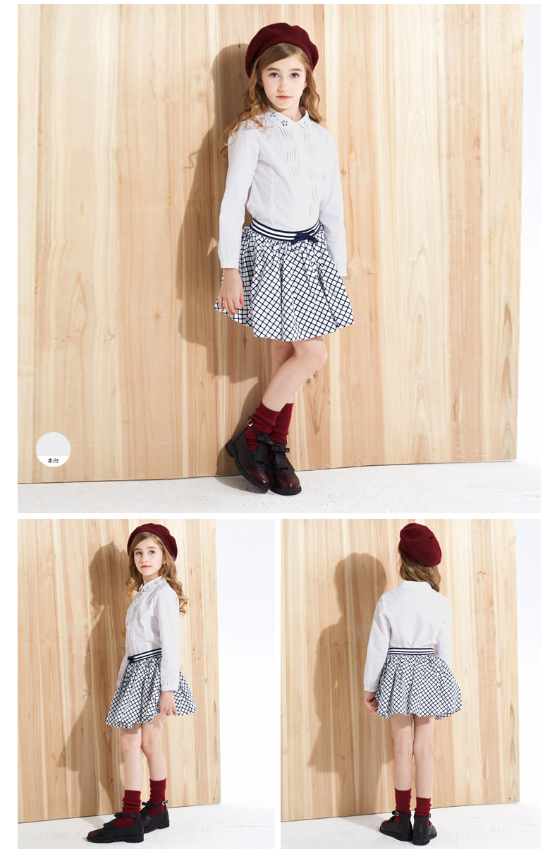 Chemise fille à manche longue - Ref 2084543 Image 10