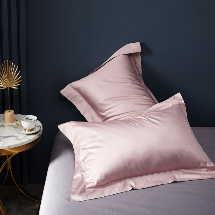 Cao cấp 100 vỏ gối cotton cặp bông satin đơn mảnh màu vỏ gối đơn đôi - Gối trường hợp gối tựa lưng văn phòng