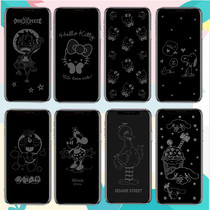 Apple 13 tempered film cartoon 7P interest shadow full screen 8P matte xr suitable for iphone11 mobile phone film 12promax