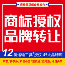 12 Category 28 automobile accessories toys fishing gear trademark authorization AliExpress Pinduoduo JD.com Douyin brand rental