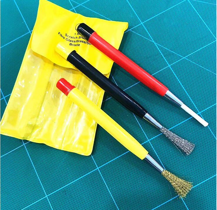 Watch Three - padded sand pen Glass fiber pen rust - cleaning pen rust - removing tool clock repair