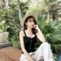 Áo len dệt kim nữ ngắn 2019 Bộ đồ mùa hè Áo khoác ngoài gợi cảm - Áo ba lỗ quần thể thao nữ