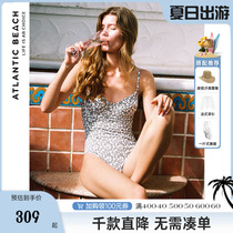 atlanticbeach small butterfly series covered belly display slim fit swimsuit woman 2021 new bubble spa swimsuit