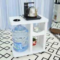 Creative coffee table sofa side table movable living room side bucket rack tea table corner coffee table small coffee table mini simple