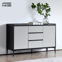 Zhongge Nordic light rock board sideboard modern minimalist locker living room wine cabinet integrated wall home kitchen
