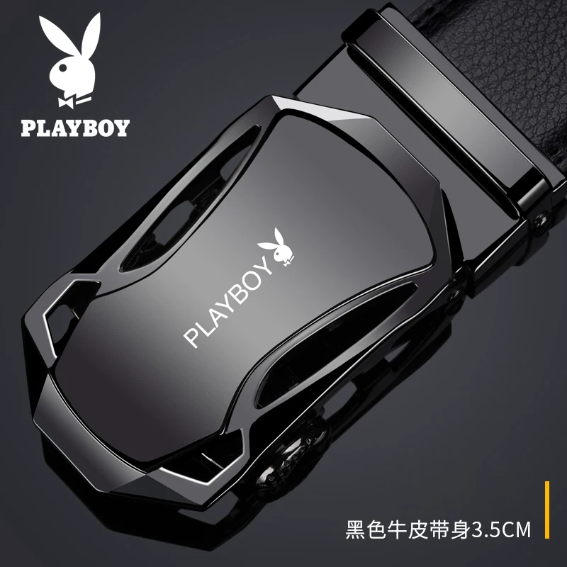 Пояс мужской высокого класса Playboy, кожаные штаны, натуральная кожа