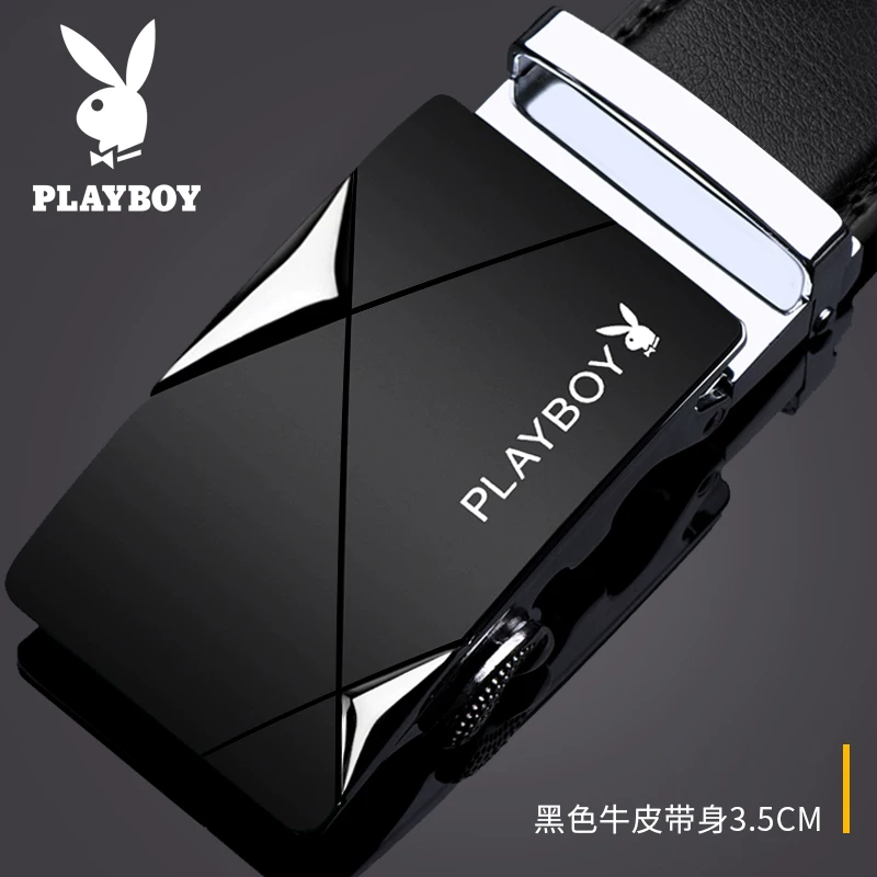 Пояс мужской высокого класса Playboy, кожаные штаны, натуральная кожа