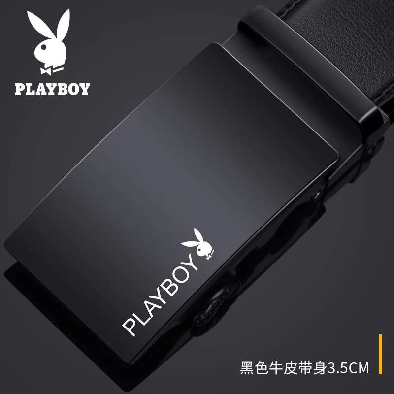 Пояс мужской высокого класса Playboy, кожаные штаны, натуральная кожа