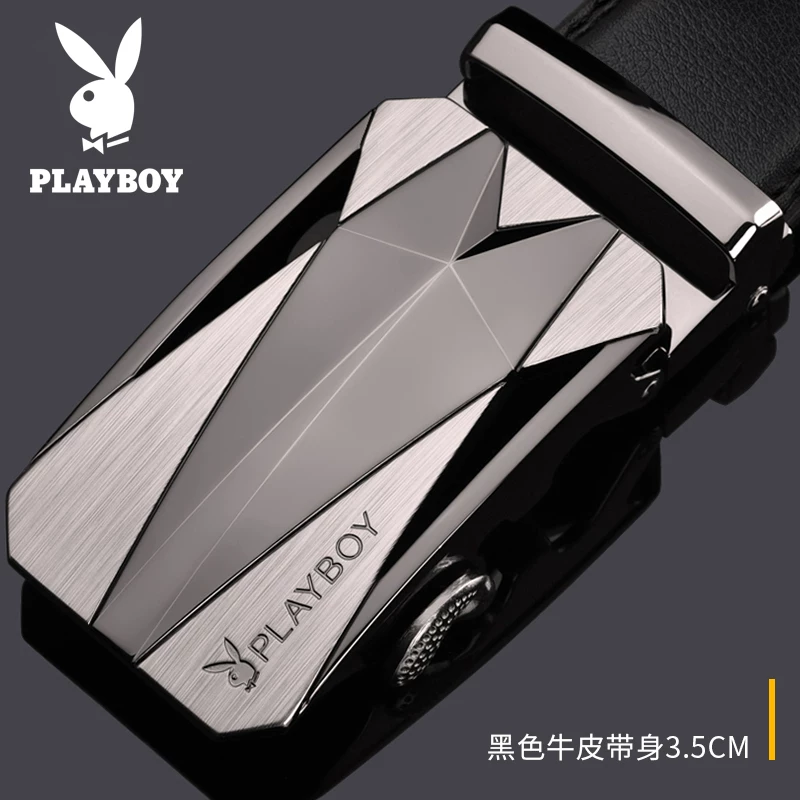 Пояс мужской высокого класса Playboy, кожаные штаны, натуральная кожа
