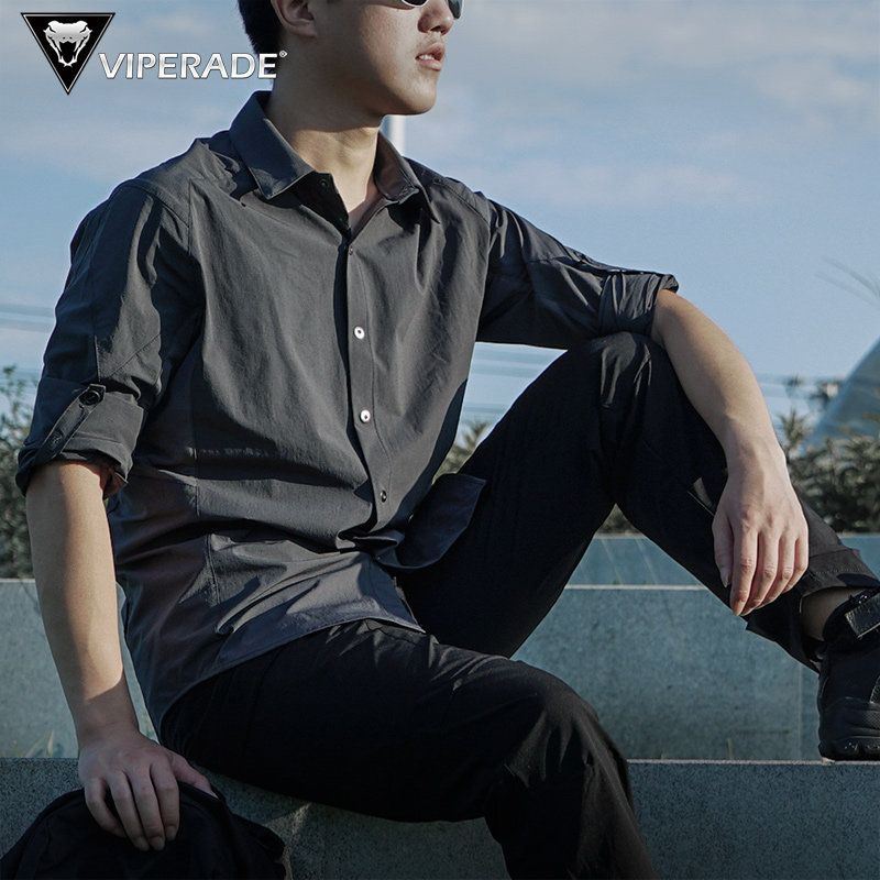 VIPERADE Viper Speed Shirt Long Sleeve Shirt Outdoor Sport Quick Dry Shirt Tactical Commuter Stretch Breathable Jacket