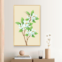 Cross stitch 2021 New thread embroidery living room simple modern bedroom handmade simple hipster restaurant flower embroidery