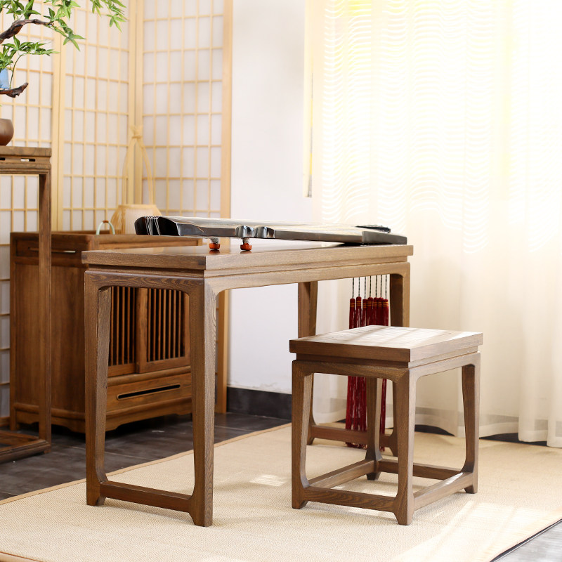 [USD 185.13] Machete Guten Table New Chinese Zen Solid Wood Table Bench ...