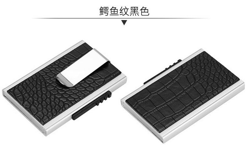 Đan Mạch Vanlemn che chắn bàn chải chống trộm NFC Thẻ ngân hàng chống từ tính bộ thẻ thẻ chủ thẻ đa chức năng ví đựng thẻ mini