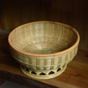 Rural Bamboo Steamed Bread Basket Hand-Woven Bamboo Basket Snack Basket For Home Pancake Bamboo Basket Fruit Basket Huss