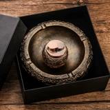 Ветрозащитная зажигалка, ретро пепельница, комплект для офиса, китайский стиль