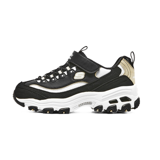 Skechers斯凯奇儿童奶茶熊秋冬复古甜美老爹鞋女童防滑休闲运动鞋