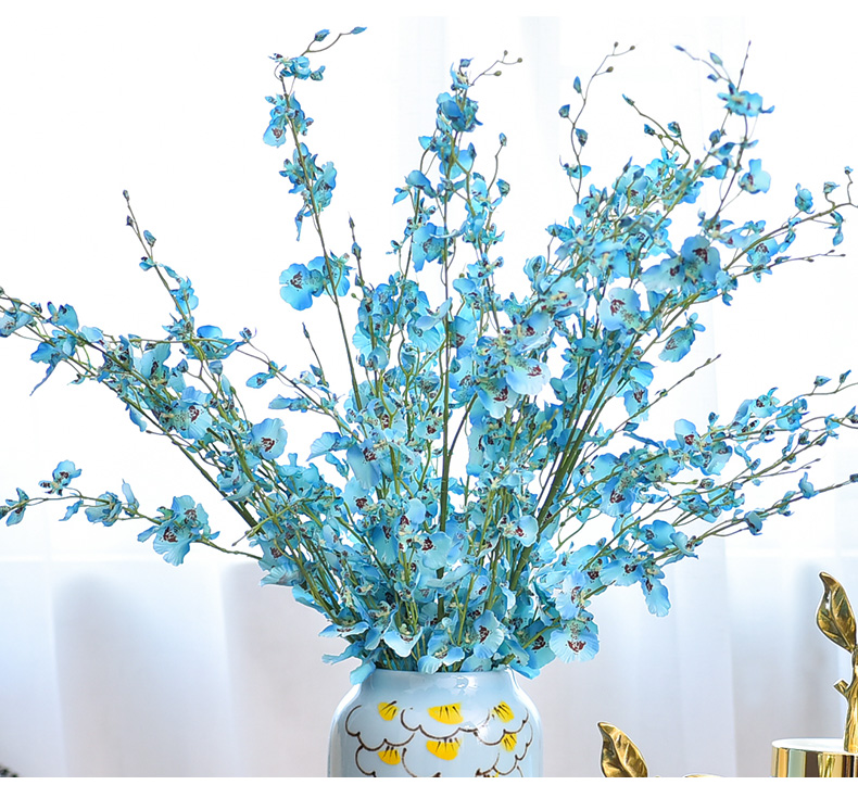 Light key-2 luxury ceramic vase copper flower arrangement suits for storage tank ou deserve to act the role of furnishing articles, the sitting room porch home decoration furnishing articles