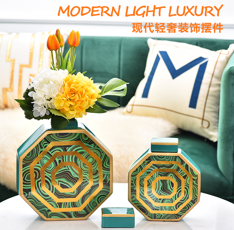 Modern light between key-2 luxury American example ceramic vase decoration place to live in the sitting room the bedroom decorate bottles of a new gift