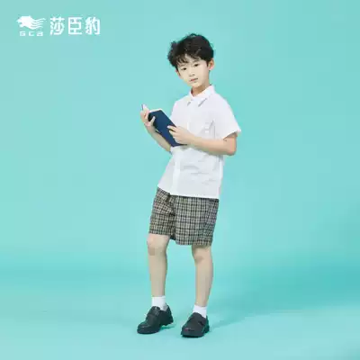 Shenzhen school uniform Sha Chen Leopard Primary School Boys Summer Dress