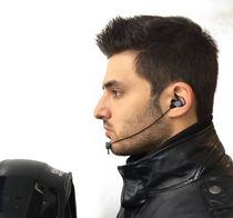 SlimBuds a Bluetooth headset suitable for motorcycle helmets reduces wind noise and supports wireless calls on mobile phones