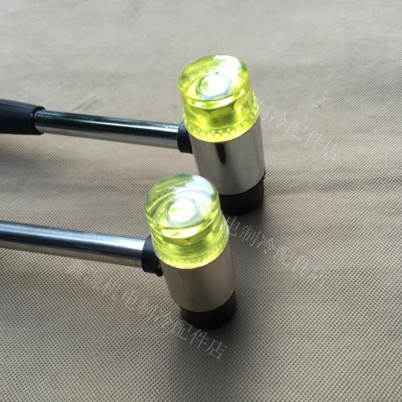 Repair motor tool steel pipe rubber hammer black leather hammer motor coil rubber hammer installation hammer plastic