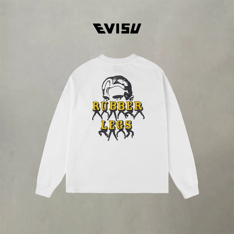 EVISU Бог fortuna мужская футболка с рисунком чайка и американский танец 2EAEJM5TL6030RXCT