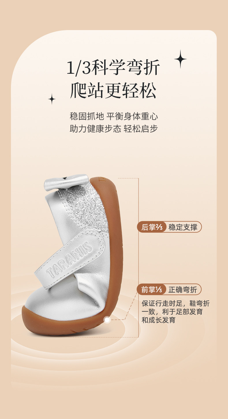 泰兰尼斯秋季童鞋公主宝宝鞋女童赤足鞋女宝宝婴儿步前鞋宝宝皮鞋 — 5