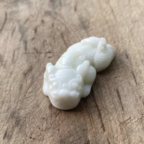 Terracotta Warriors and Horses Living Jade Xian Lantian Jade Overlord Pixiu Pendant White Jade Lucky Piqiu Couple Jade Wearing Certificate