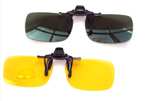 View Fishing Glasses Partial Mirror Clip Driver with driving sunglasses Myopia Sunglasses Clip