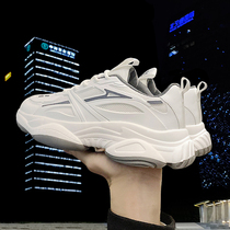 Old Daddy Shoes Mens Tide Ins Thick Bottom Korean Version Casual Sneaker Mens Net Face Breathable heightening Little White Shoe Mens Summer