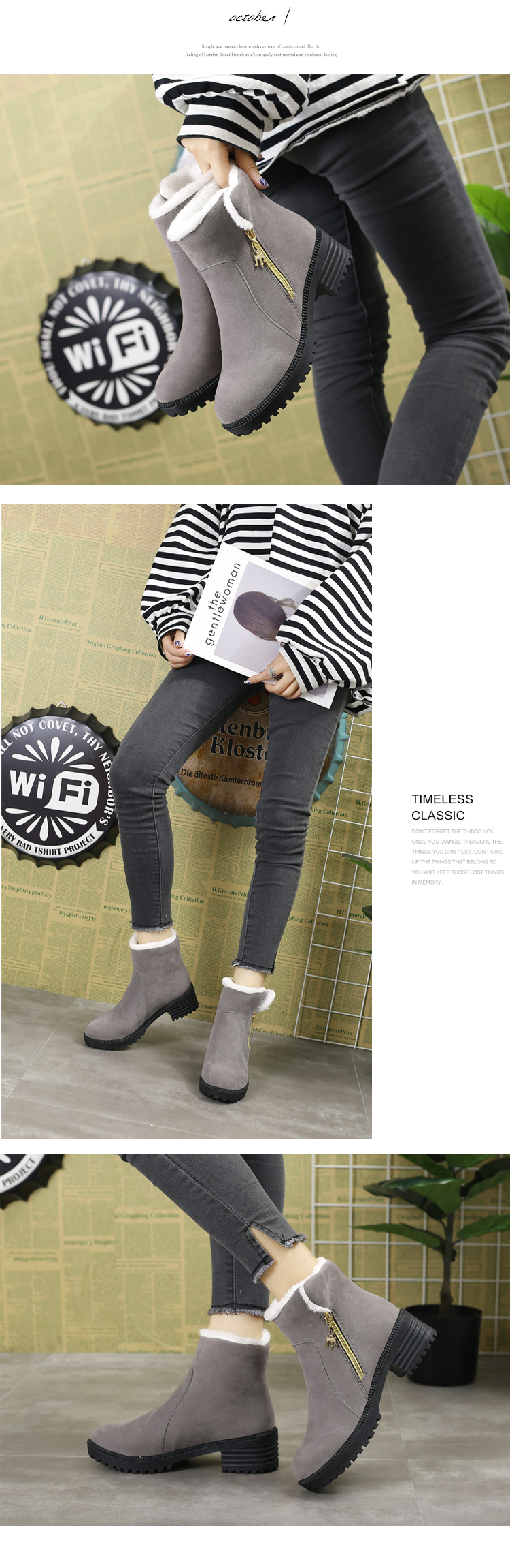 Bottes mi-saison femme en Caoutchouc - Ref 3250028 Image 10