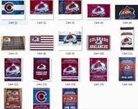 Флаг поклонника фанатов NHL Colorado Avalanch