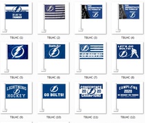 Hockey Tampa Bay Lightning Car FlagTampa Bay Lightningfan flagcar flag