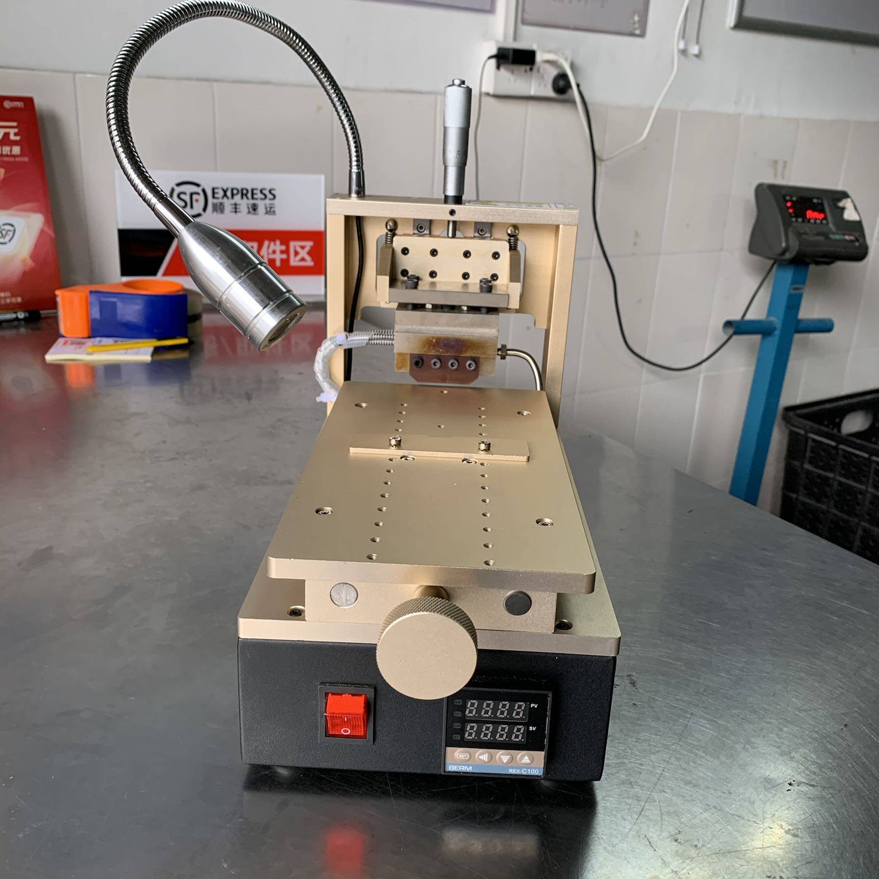 Push IC Machine tool LCD screen phone screen phone screen tablet digital screen repair IC back to fix ACF heating