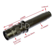 XDC-10A lens Video microscope Industrial CCD camera lens 1X eyepiece 400 times continuously adjustable