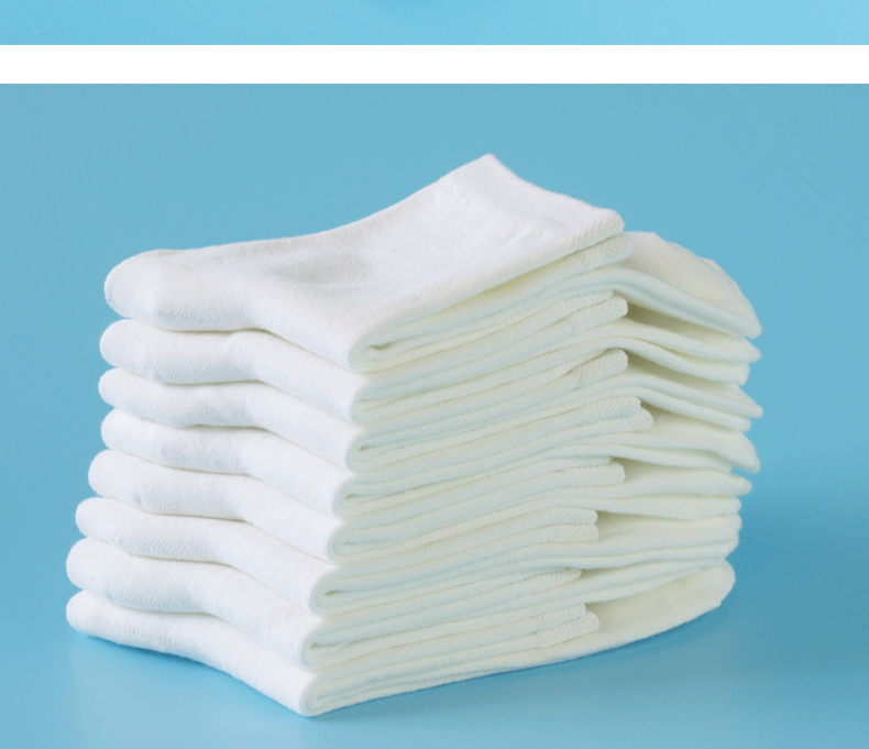 Vớ nữ 100% cotton nữ vớ phiên bản Hàn Quốc của trường đại học vớ cotton trắng tinh khiết mùa thu và mùa đông khử mùi và mồ hôi tất nữ cổ trung