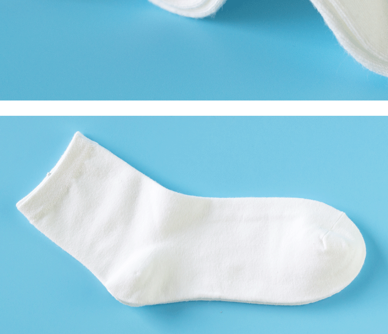 Vớ nữ 100% cotton nữ vớ phiên bản Hàn Quốc của trường đại học vớ cotton trắng tinh khiết mùa thu và mùa đông khử mùi và mồ hôi tất nữ cổ trung