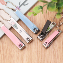 Size of simple stainless steel nail clamp size with key chain nail cute nail cut knife