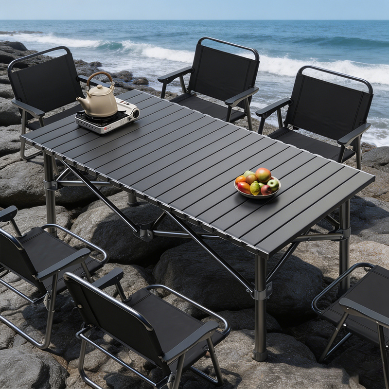 【New Product】Folding Table Camping Table Picnic Table Portable Outdoor Adjustable Small Table for Stall Use Commercial Heightened 【New Product】Folding Table Camping Table Picnic Table Portable Outdoor Adjustable Small Table for Stall Use Commercial Heightened