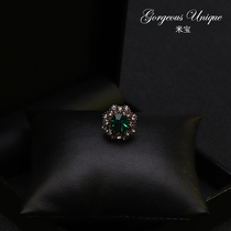 289 retro high-grade design Crystal shirt neckline collar pin buckle beautiful temperament Joker suit small brooch accessories