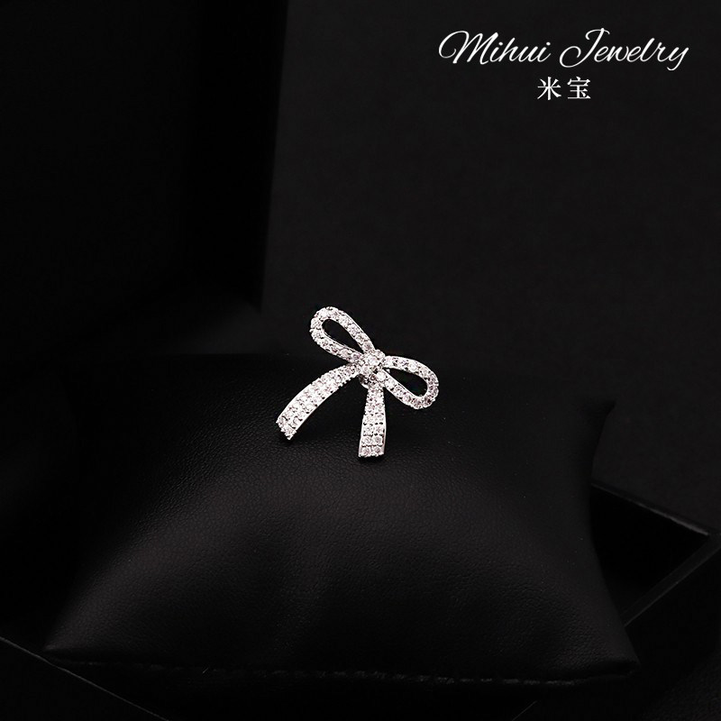 Collection of neckline delicate ultra-shiny butterfly knot Needle Mini anti-walking light brooch Decorative Summer Cardiothoracic fastening clothing fixed