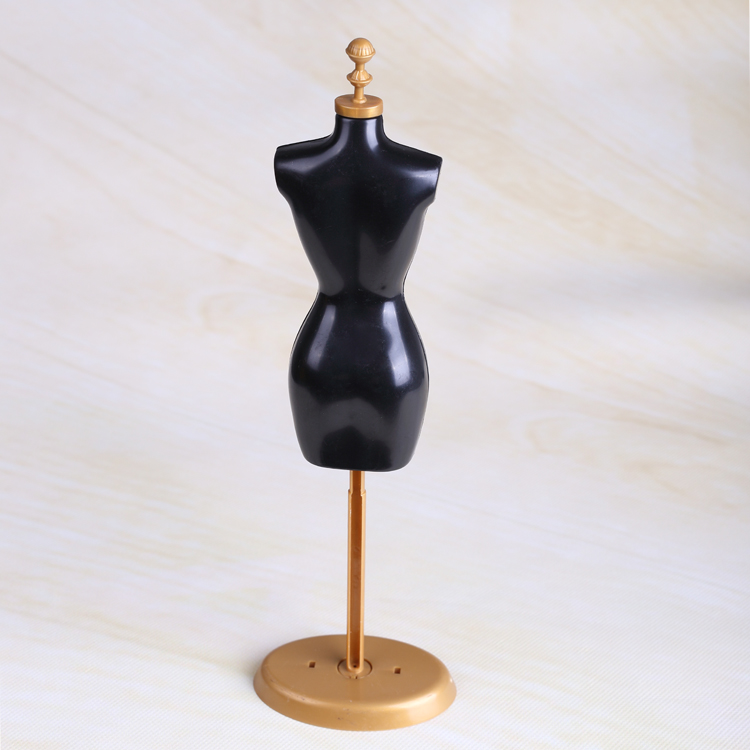 1: 6 phụ kiện búp bê đồ chơi hình người mẫu giá treo quần áo khung đứng thiết kế quần áo con búp bê