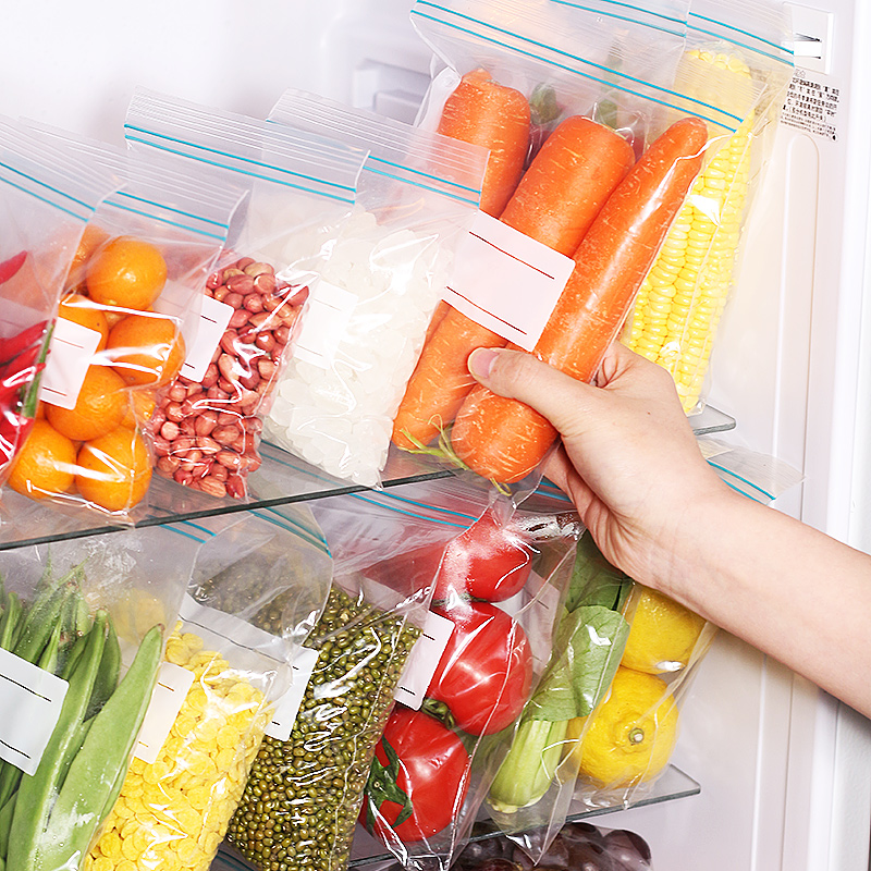Fresh-keeping bag refrigerator special food grade food household with self-sealing snacks fruit and vegetable storage sealed sealed bag