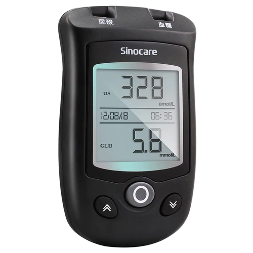 三诺 EA-12 обновляемая версия гемодиаболинового тестера дома Двойная функция глюкозы в крови.