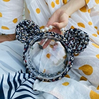 Black Flower Bear Bag (не -продукты) Отправить учебник+шарик украшения