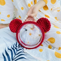 Сумка для медвежьей сумки Юнхонга (не -продукция) Отправить учебник+мяч украшения