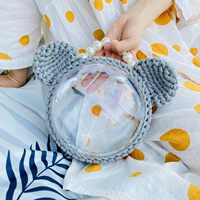 Сумка, декор, легкий роскошный стиль, с медвежатами