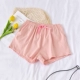 Quần pyjama nữ quần short mùa hè cotton mỏng quần thể thao học sinh 衩 lỏng lẻo cỡ lớn ngắn đoạn ba điểm quần nhà - Quần tây