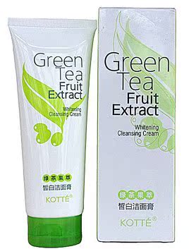 高倩绿茶果萃晳白洁面膏120g